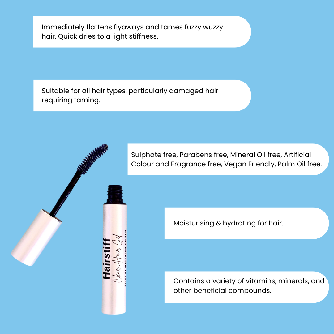 HAIRSTIFF - FLATTEN FLYAWAY HAIRS, TAME FRIZZY HAIR 7ml