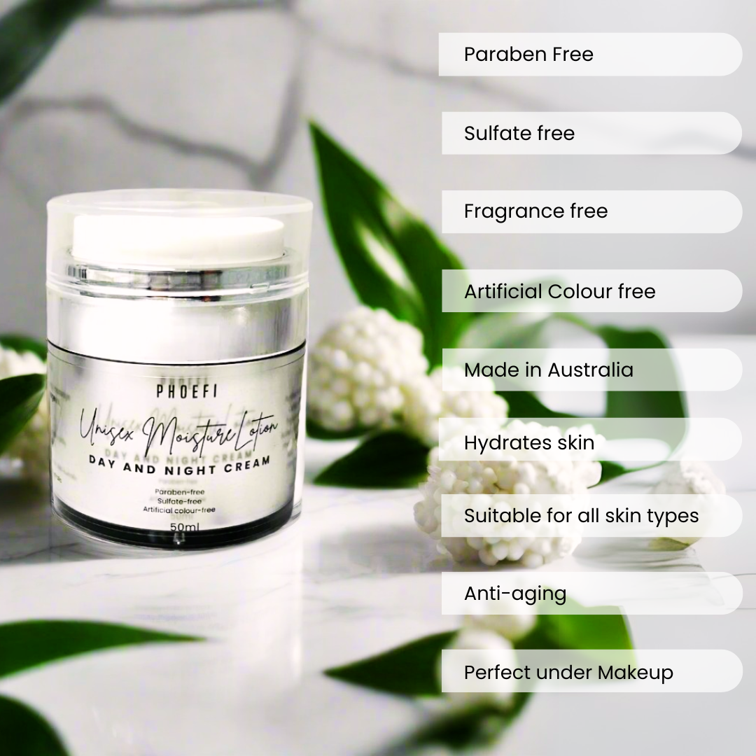 UNISEX MOISTURE LOTION DAY AND NIGHT CREAM