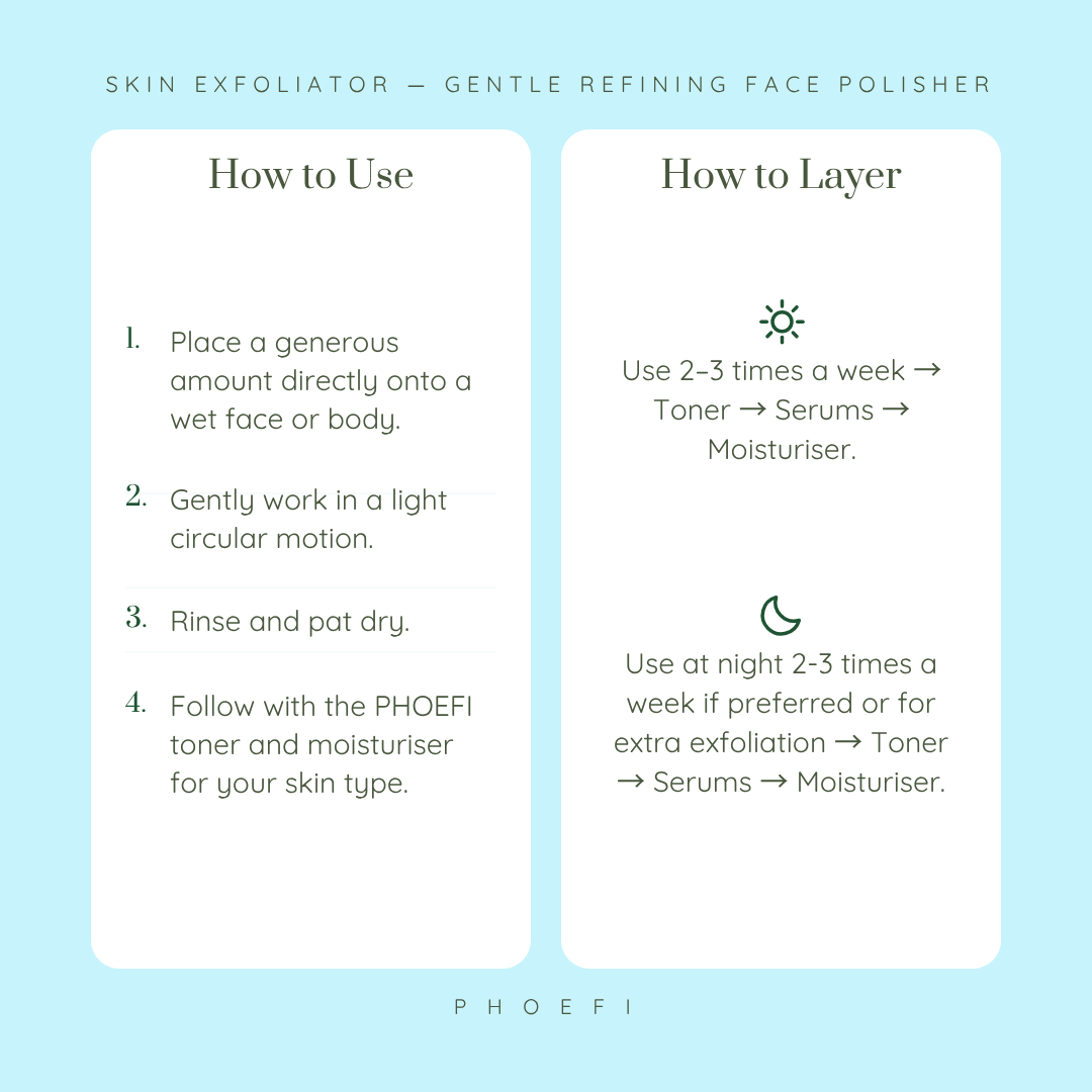 EXFOLIATING FACE POLISHER