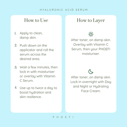 HYALURONIC ACID SERUM - High strength