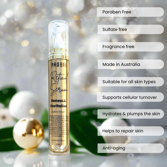 RETINOL SERUM with B3, B5 & Hyaluronic Acid